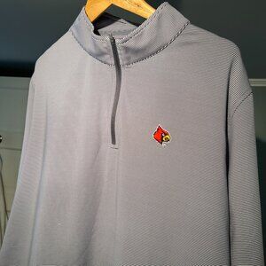 Peter Millar Perth Mini-Stripe University of Louisville XXL